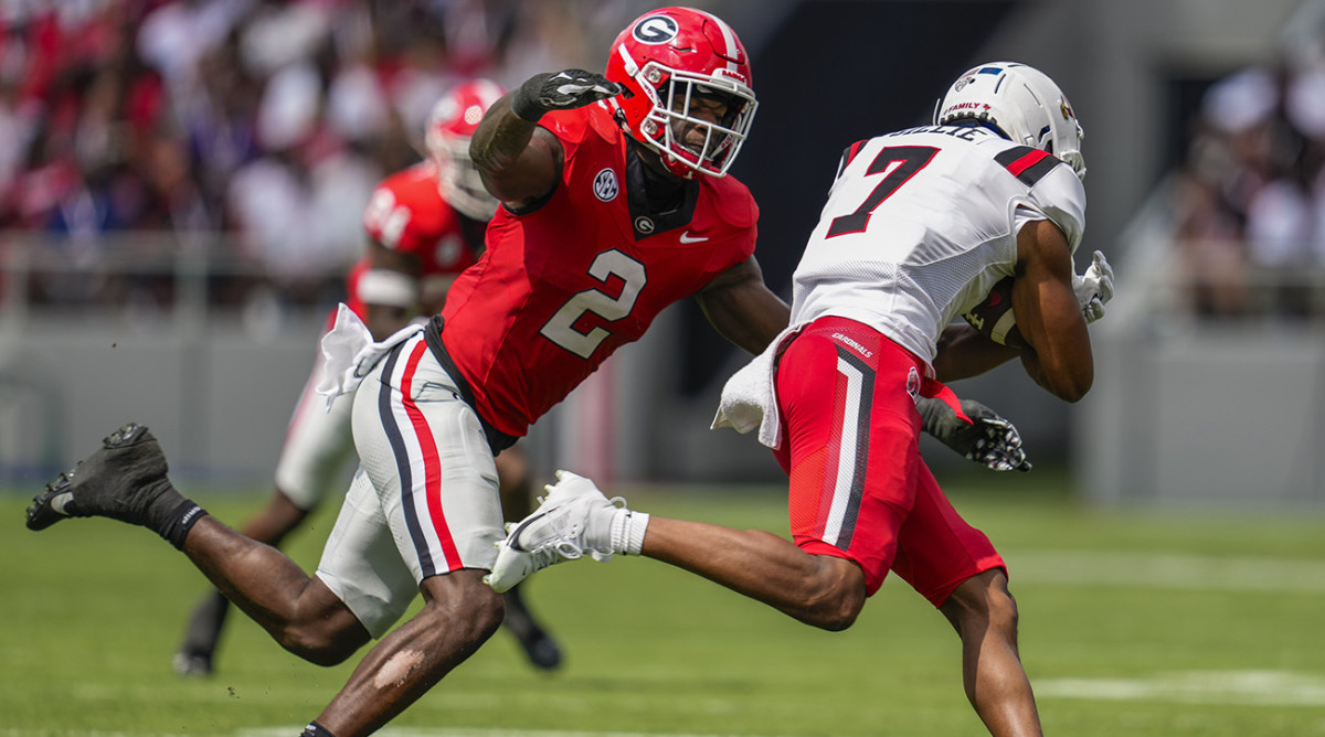 Georgia linebacker Smael Mondon