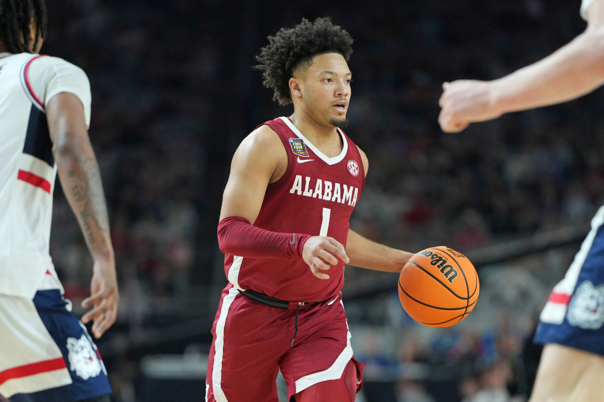 Former Alabama Star Mark Sears Reveals Jersey Number for Rookie NBA Season - Athlon Sports