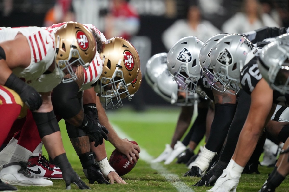Las Vegas Raiders vs. San Francisco 49ers.