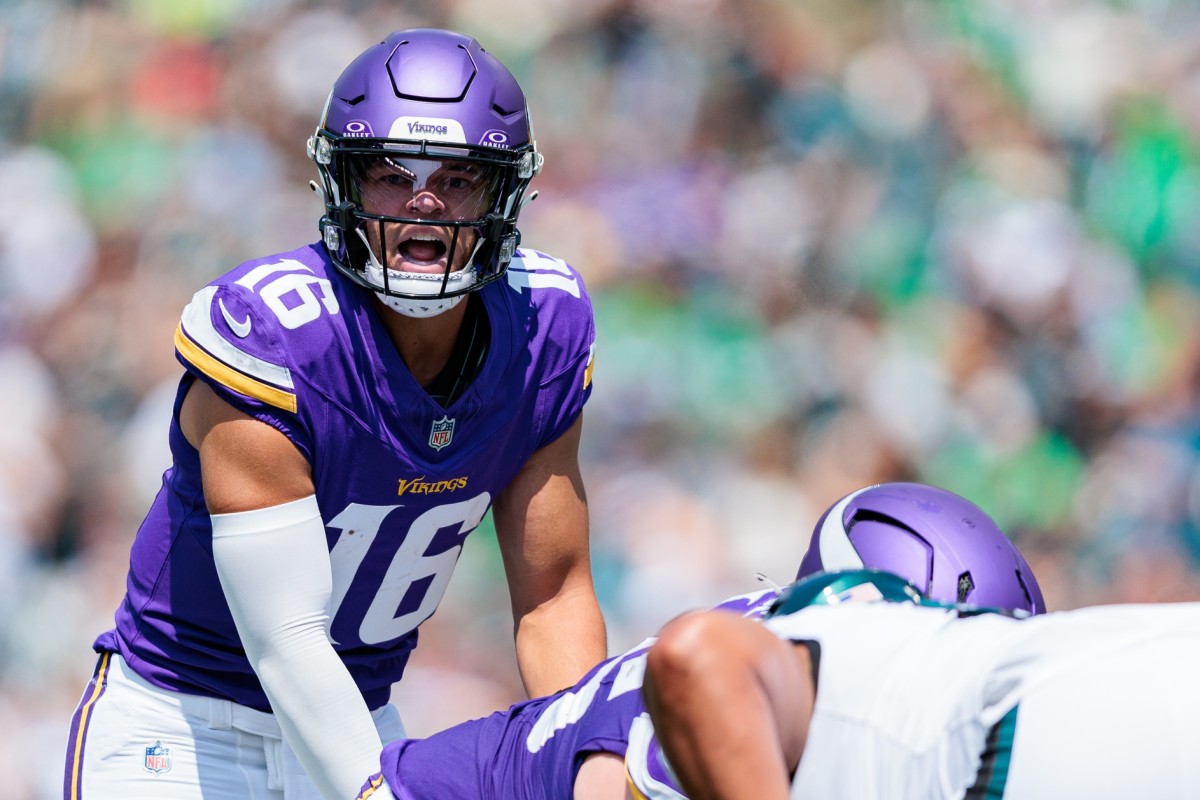 Vikings Turn Heads With Bold Quarterback Decision Just Before 2024 Season Kickoff Athlon Sports