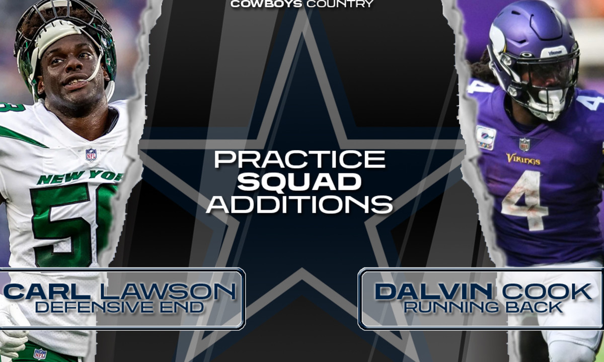 Dallas Cowboys Signing Dalvin Cook, Carl Lawson To Practice Squad; Full ...