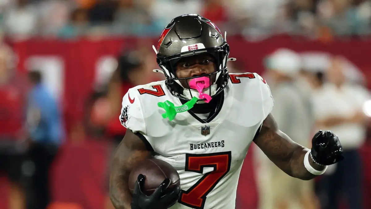 Tampa Bay Bucs Injured Bucky Irving Misses Practice, Insists He'll Play ...