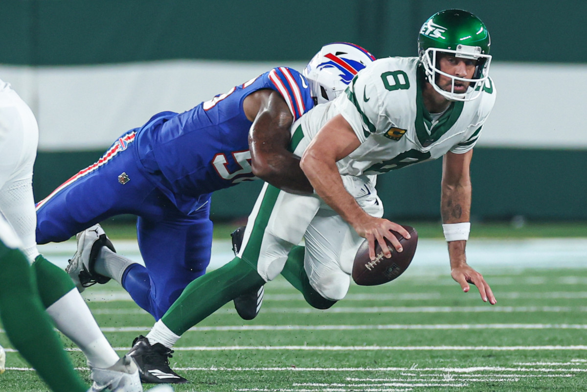 Inside What's At Stake for Josh Allen and Playoff-Bound Buffalo Bills vs.  Aaron Rodgers New York Jets - Athlon Sports