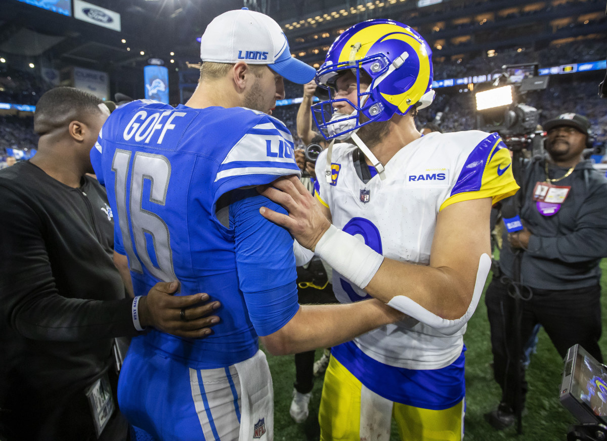 Jared Goff Admits he Felt 'Betrayed' by Sean McVay, Rams After Trade to Lions - Athlon Sports