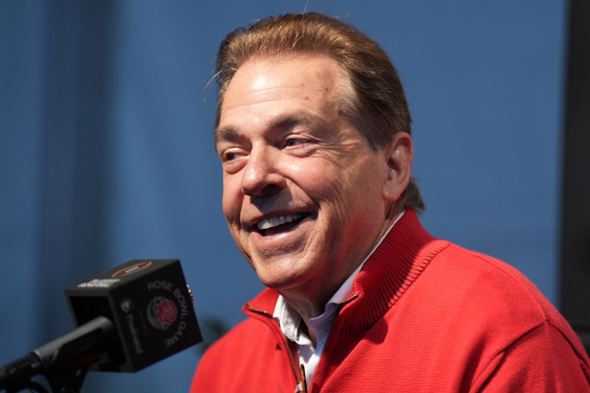 Former Alabama coach Nick Saban.