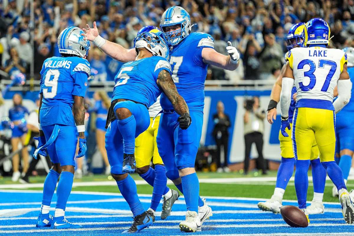 Lions RB David Montgomery made franchise history Sunday night vs. Rams