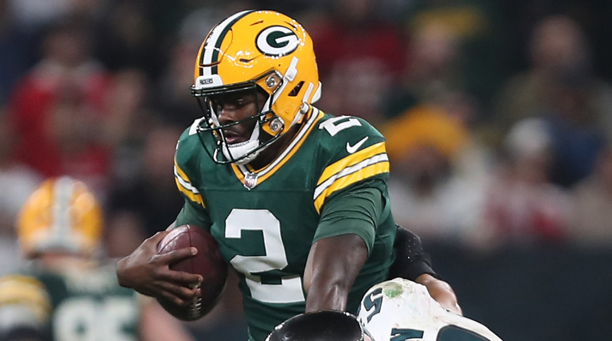 Green Bay Packers quarterback Malik Willis