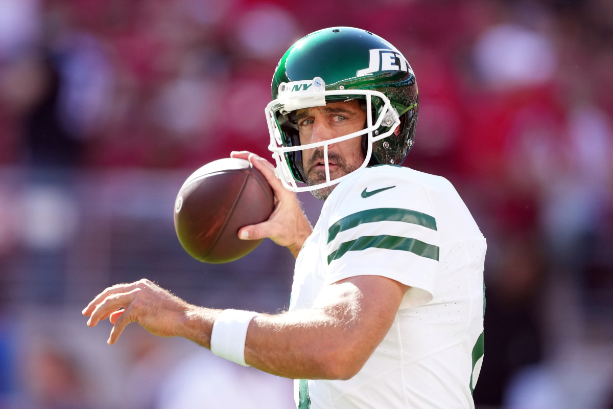 First New York Jets Win Of Season 'Feels Great!' For Aaron Rodgers ...