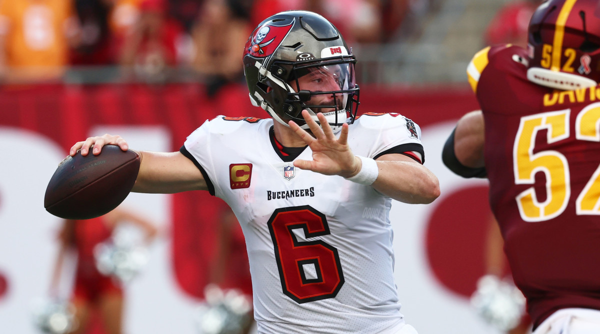 Tampa Bay Buccaneers' Baker Mayfield Ranked No. 1 QB in Week 1 - Athlon ...