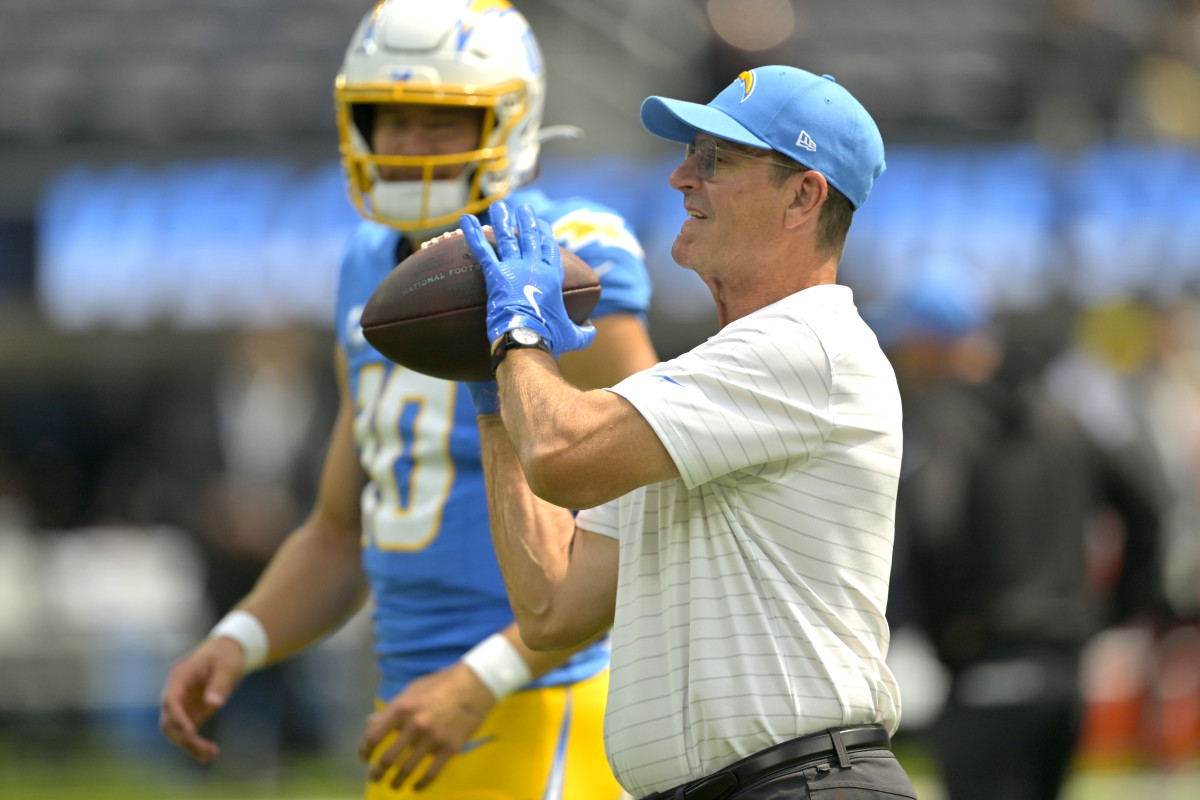 Jim Harbaugh Gives Justin Herbert New Nickname After Chargers-Titans ...