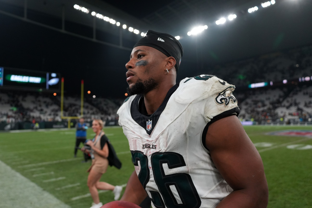 Philadelphia Eagles' Saquon Barkley Optimistic In Return To MetLife ...