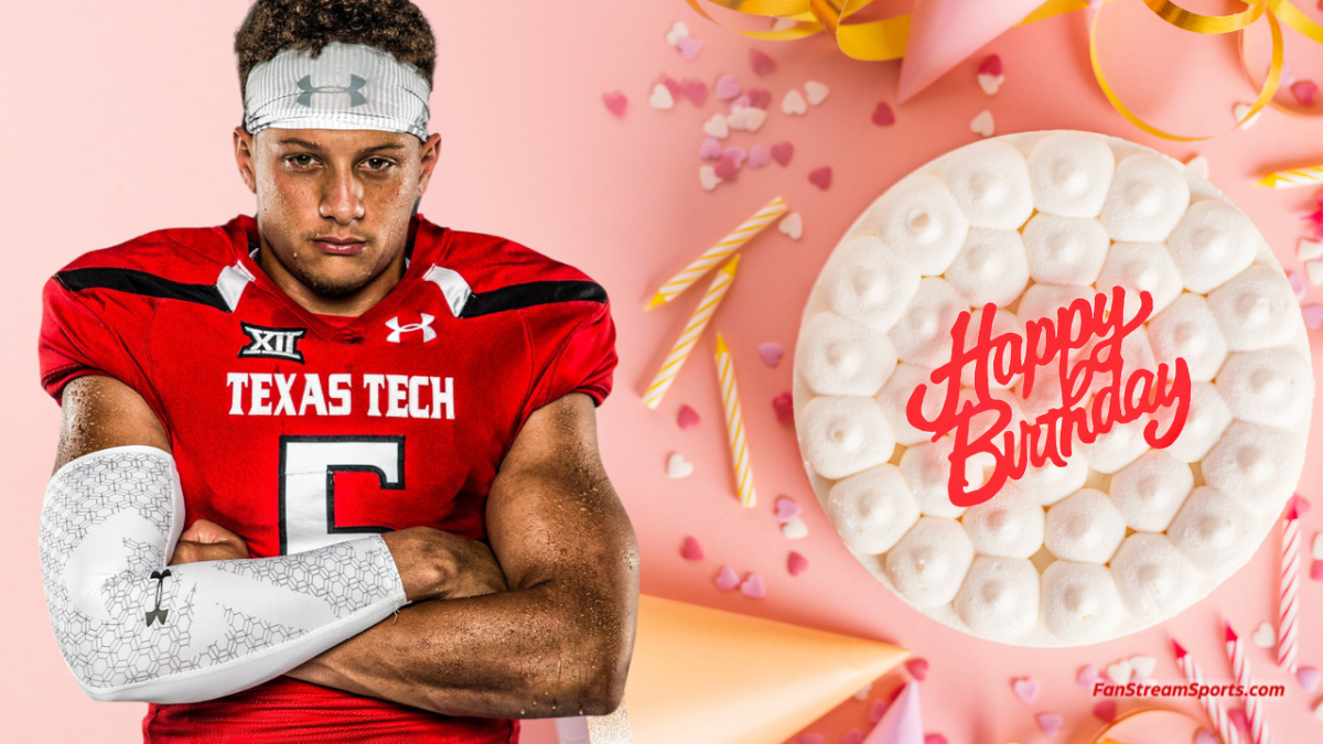 Texas Tech Red Raiders Legend Patrick Mahomes Celebrates 29th Birthday -  Athlon Sports