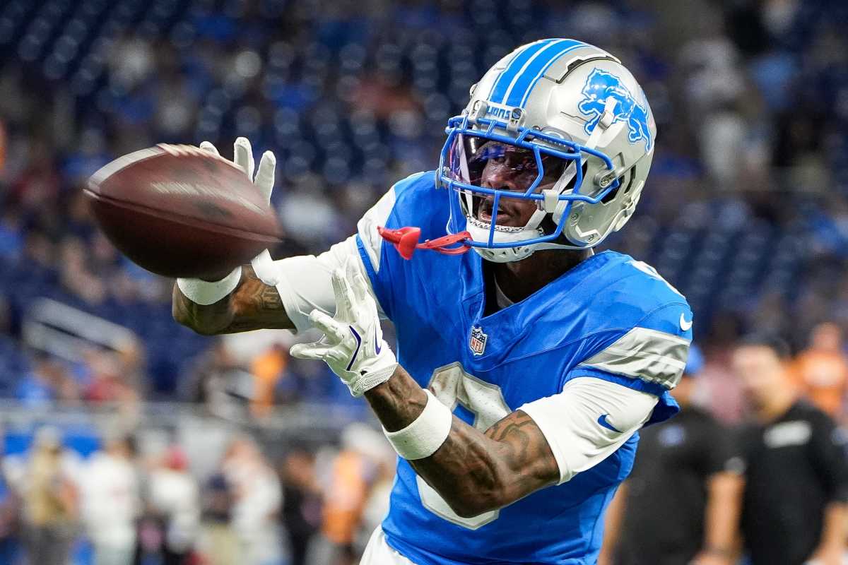 Report: Lions WR Jameson Williams faces 2-game suspension - Athlon Sports