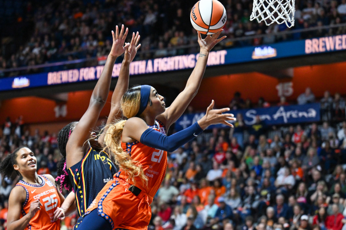 DiJonai Carrington Delivers Five-Word Reaction to WNBA Announcement - Athlon Sports