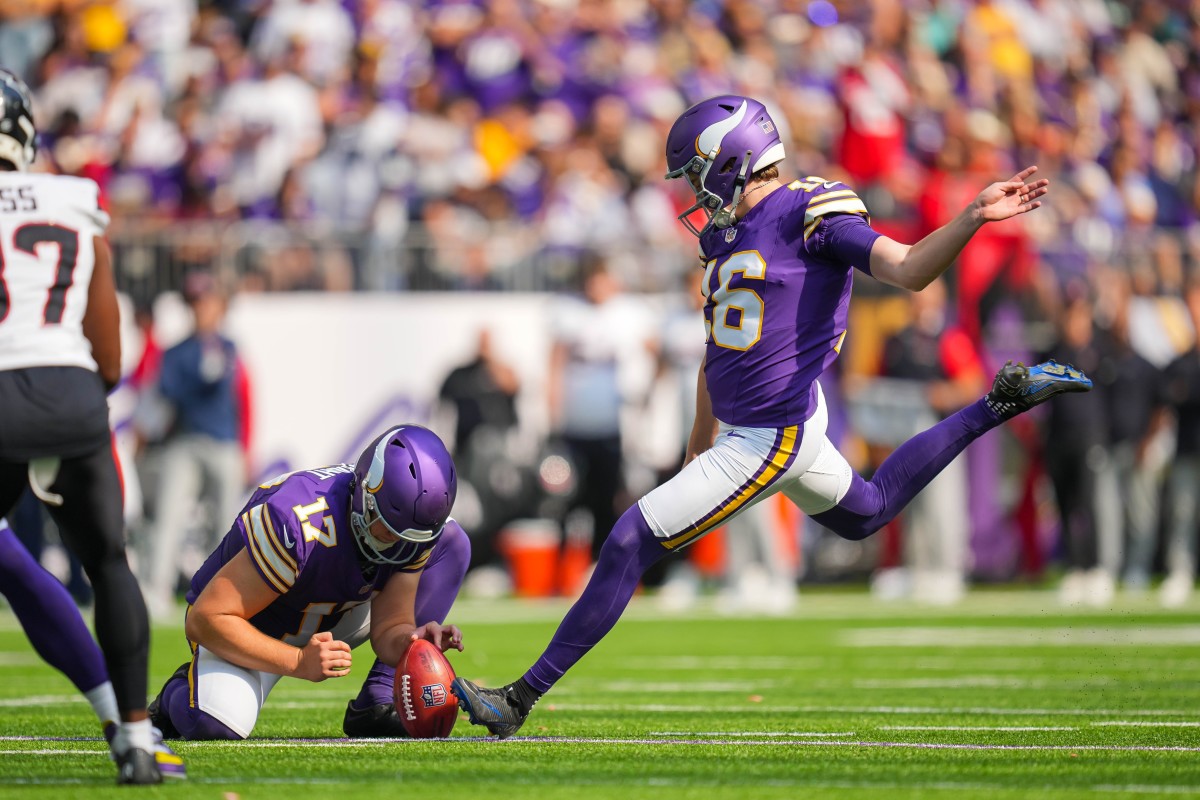 Vikings designate K Will Reichard, LS Andrew DePaola to return from IR -  Athlon Sports