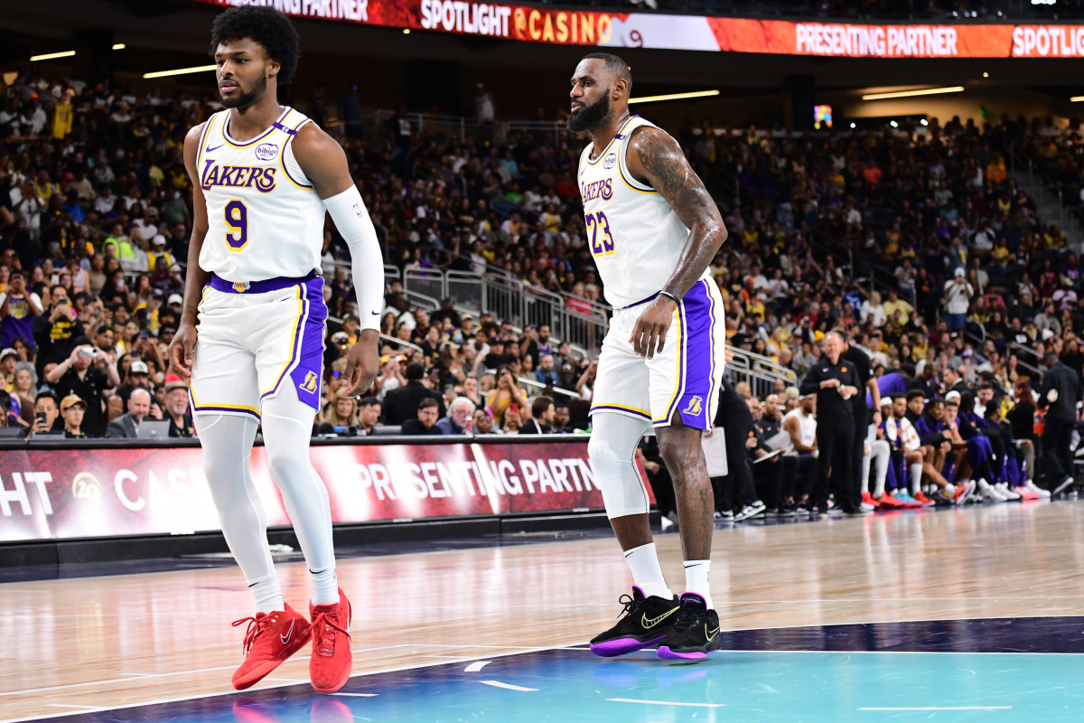 Lakers’ LeBron, Bronny James Offer Vastly Different Reactions After ...