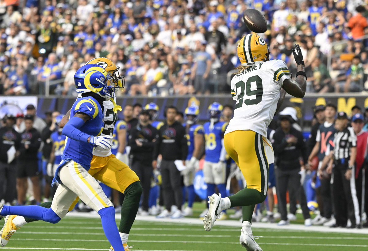 Packers safety Xavier McKinney's Historic Interception - Athlon Sports