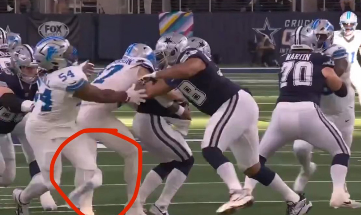 Fans Horrified Buy Aidan Hutchinson Gruesome Leg Injury in Dallas Cowboys  vs. Detroit Lions: Video - Athlon Sports