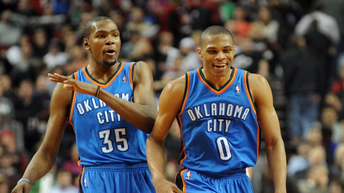 Kevin Durant, Russell Westbrook Headline Thunder's Selections on All-Time NBA Greats List - Athlon Sports