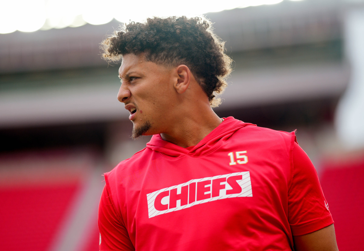 Kansas City Chiefs quarterback Patrick Mahomes (15)