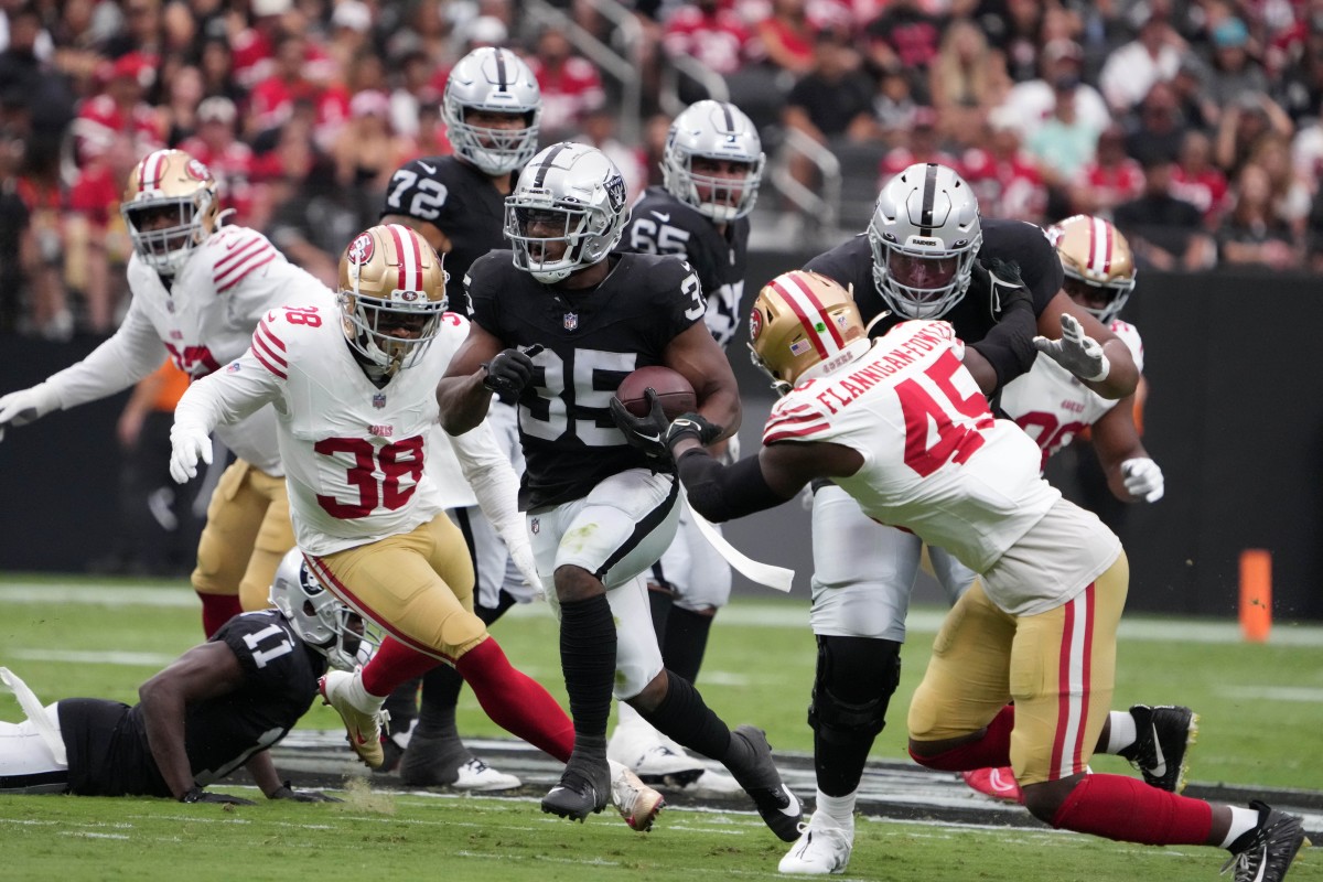 Las Vegas Raiders RB Zamir White poised for a breakout season in 2024 ...