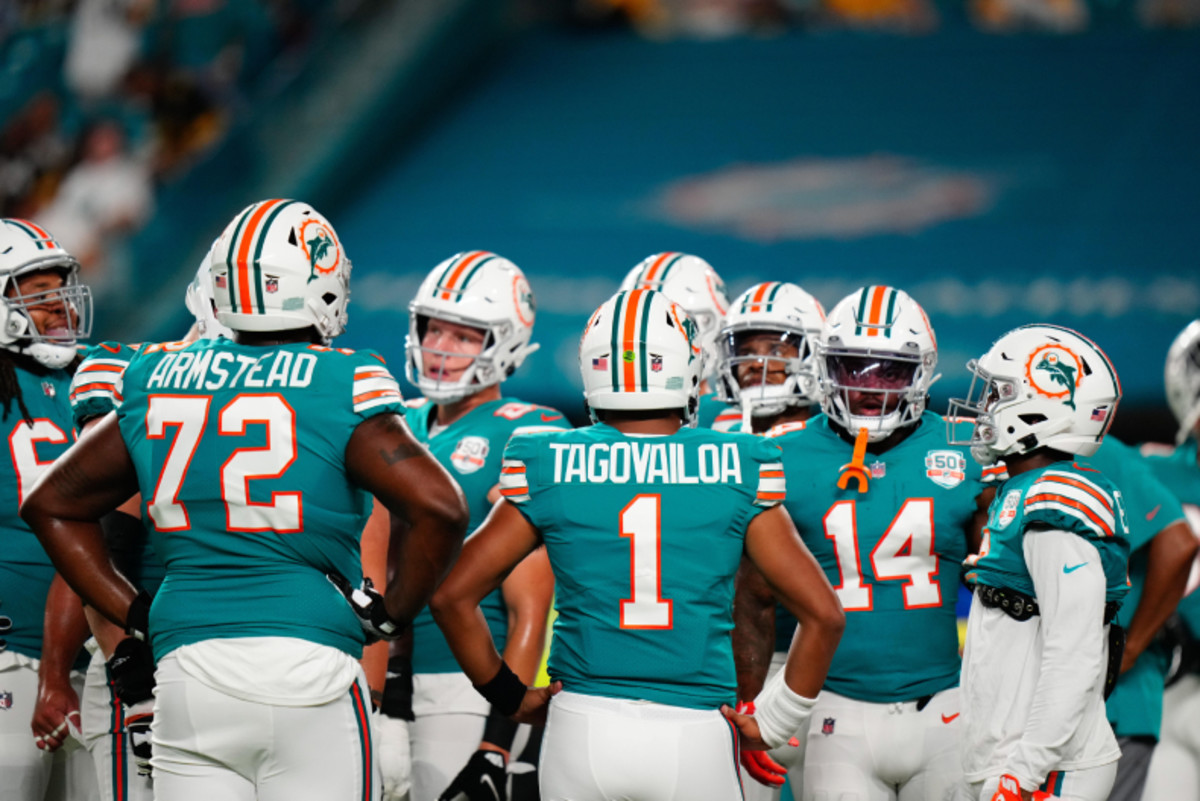 Miami Dolphins 2020 jersey schedule: throwback dates and all