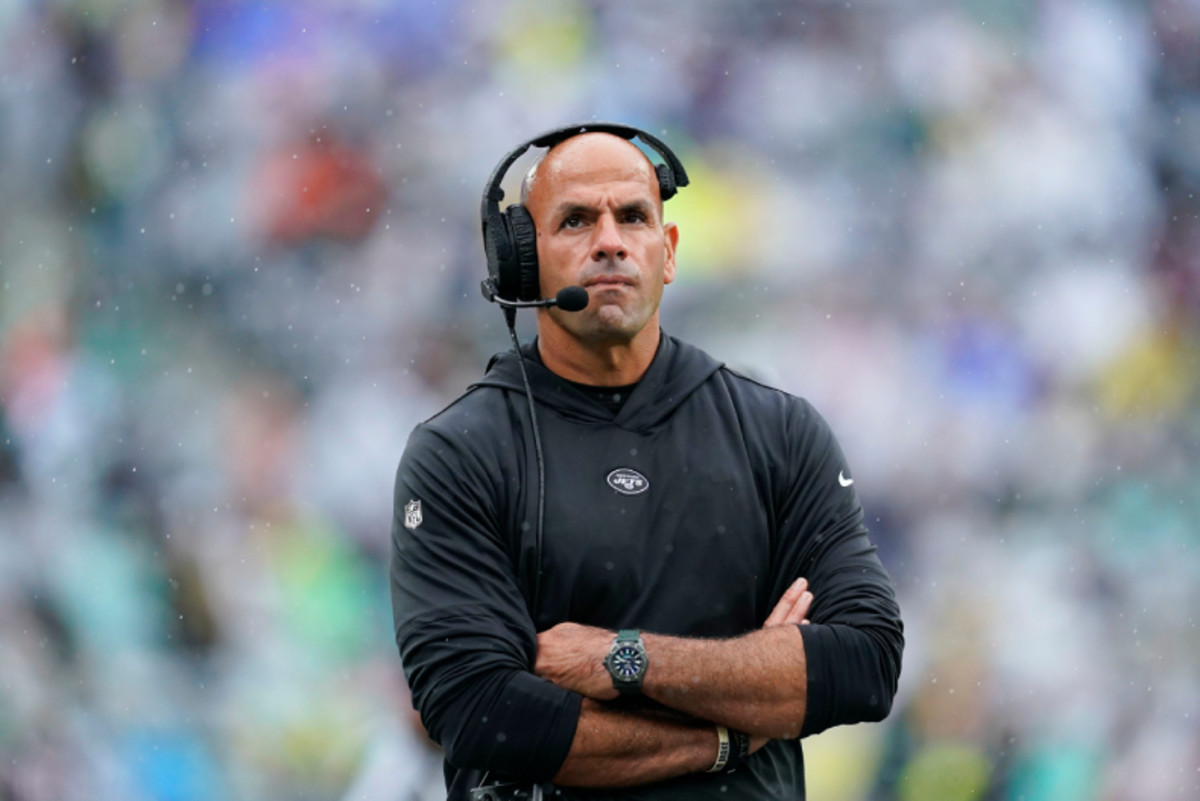 Robert Saleh Has Blunt Admission On Zach Wilsons Jets Future Amid Qbs Benching Athlon Sports