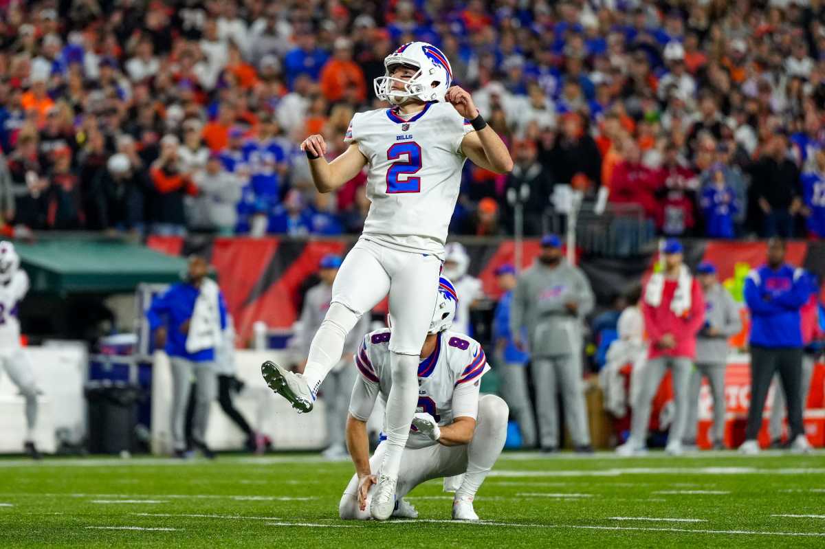 Buffalo Bills' Tyler Bass Hits 70-Yard Field Goal, Raises Near Half ...