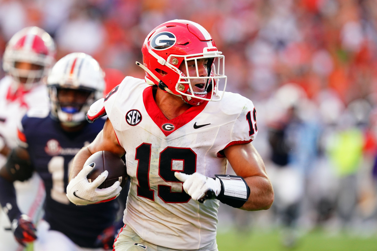 Kirby Smart Reveals X-Ray Results For Injured Tight End Brock Bowers ...