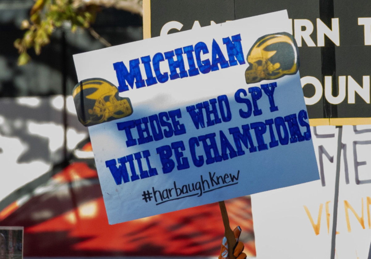 Best Jim Harbaugh, Michigan-Inspired Signs From Saturday’s ‘College ...