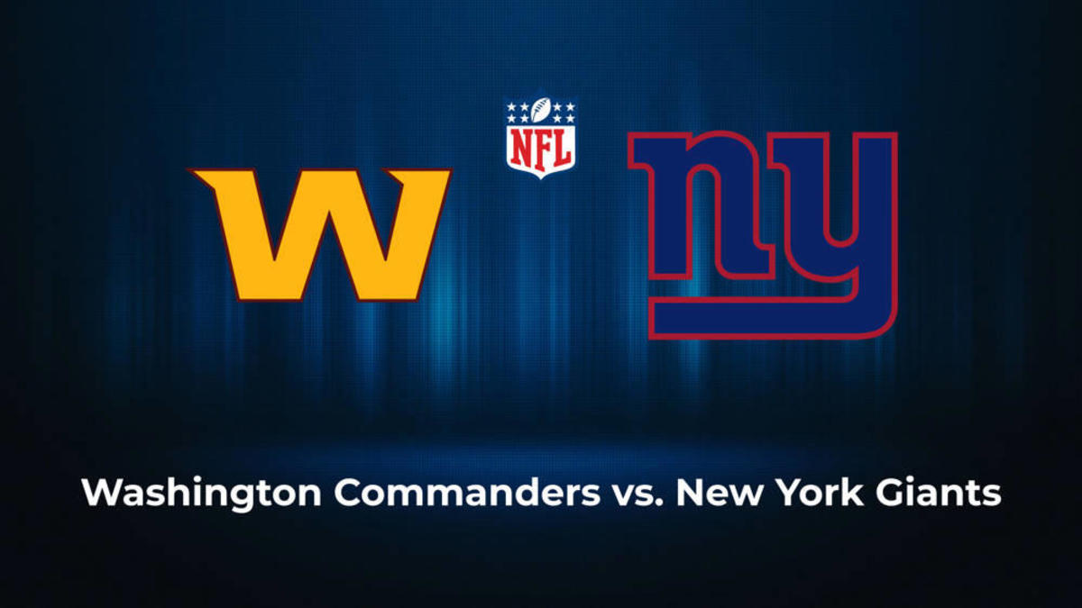 How to Stream the Giants vs. Commanders Game Live - Week 7