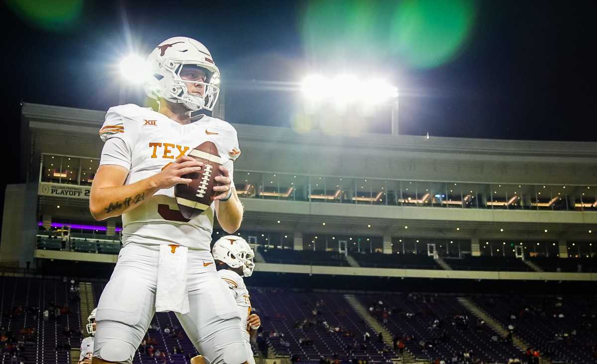 Texas QB Quinn Ewers projected in first round of 2025 NFL mock draft ...