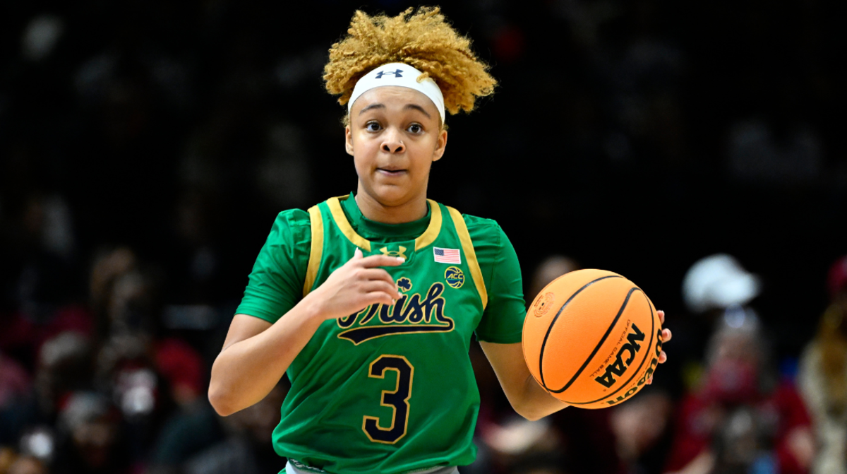 Notre Dame Guard Hannah Hidalgo Wins The 2024 Dawn Staley Award Winner ...