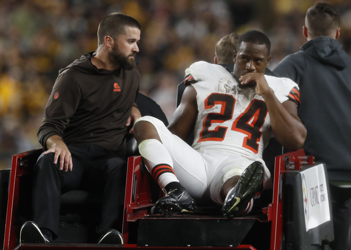 Browns RB Nick Chubb 'Trying To Catch Up' After Devastating Knee Injury ...