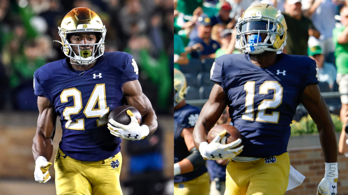 Notre Dame Running Backs Jeremiyah Love, Jadarian Price Named To The ...