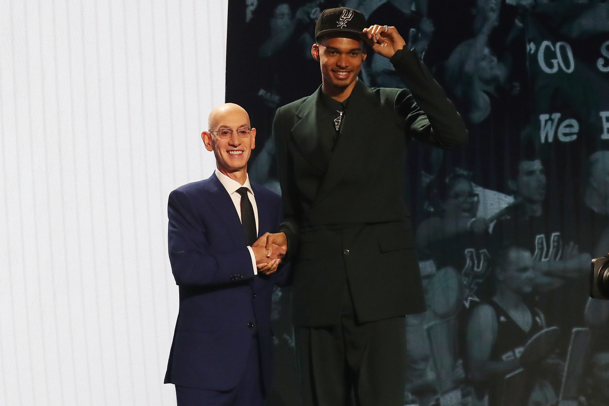 NBA Draft Viewership Dips Without Big-Name Headliner Like Victor Wembanyama  - Athlon Sports