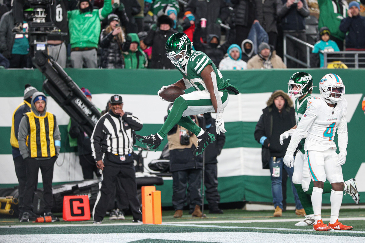 New York Jets running back Breece Hall