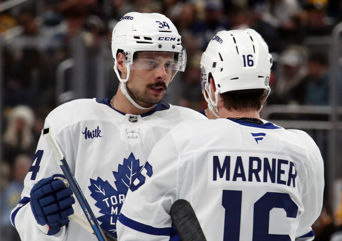Auston Matthews Shares Simple Message to Mitch Marner After Maple Leafs, Golden Knights Trade - Athlon Sports