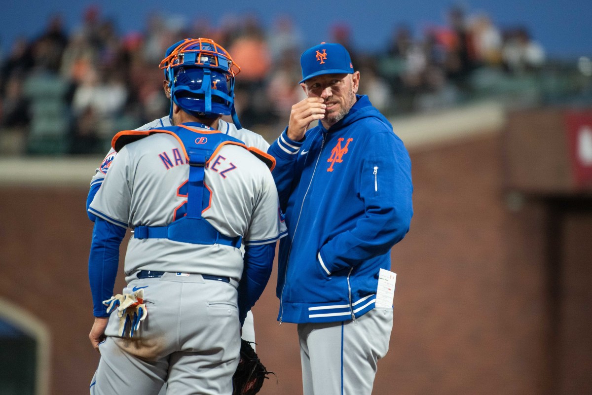 New York Mets pitching coach Jeremy Hefner