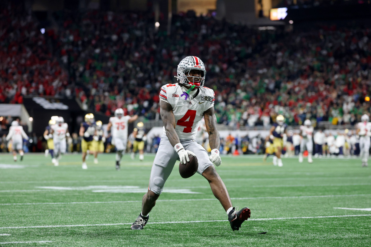 Ohio State WR Jeremiah Smith (4).