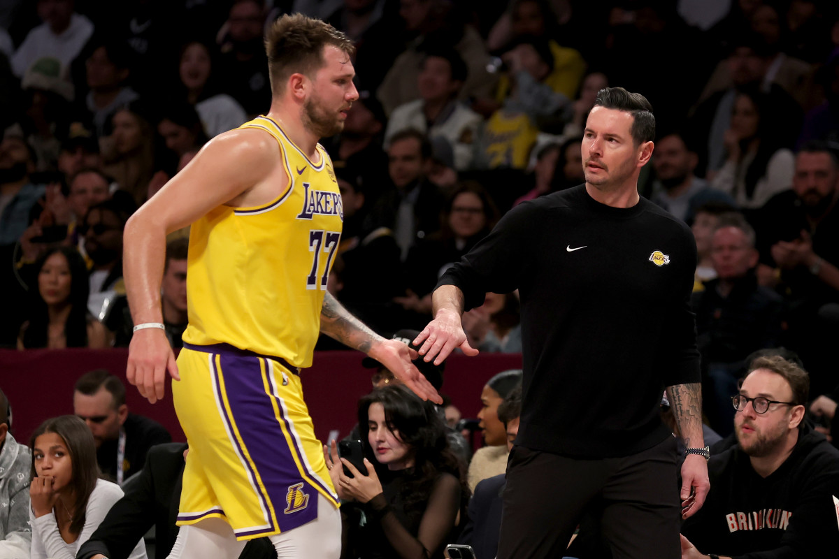 JJ Redick Makes His Goal With Luka Doncic on Lakers Clear - Athlon Sports