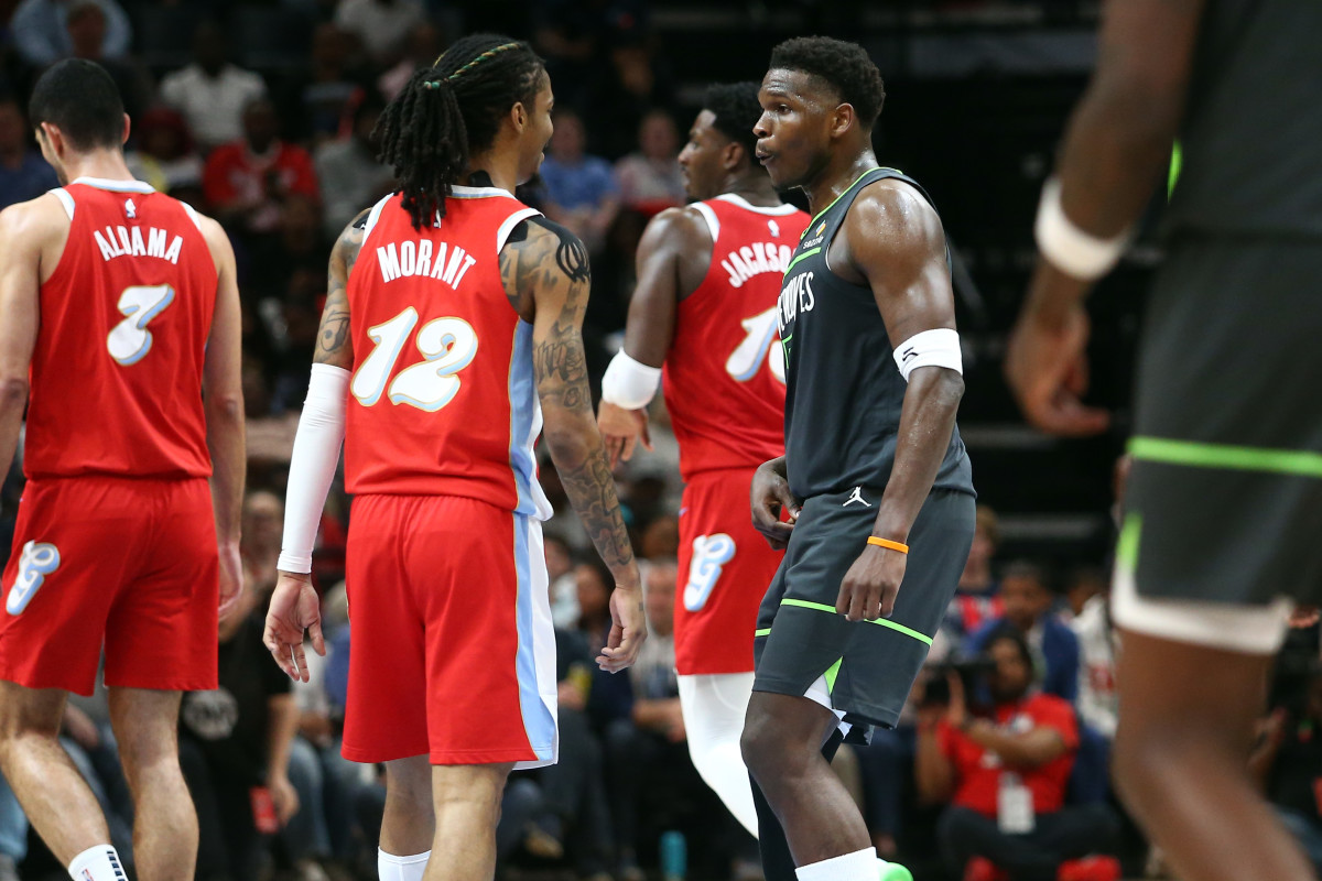 Ja Morant Sends Anthony Edwards Message During Timberwolves-Warriors Game 4