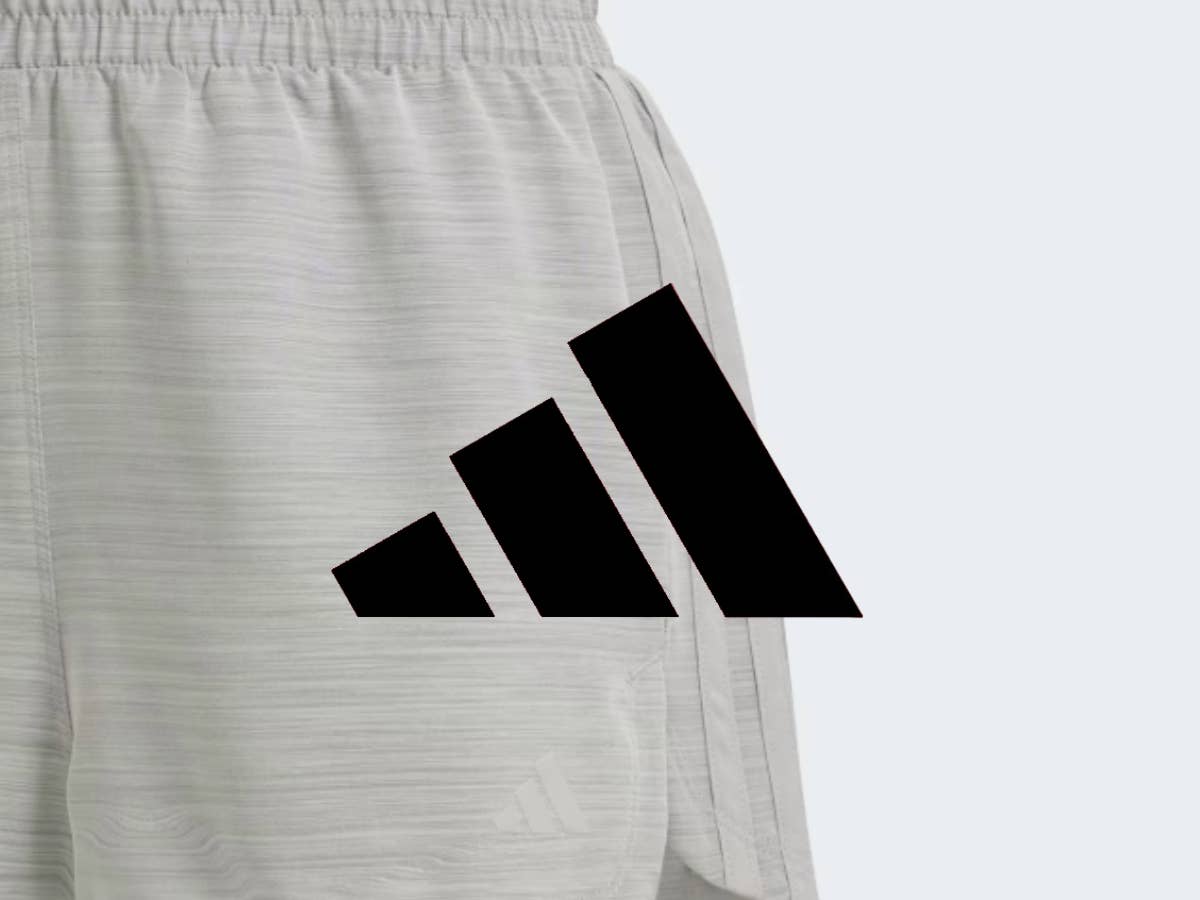 grey adidas logo