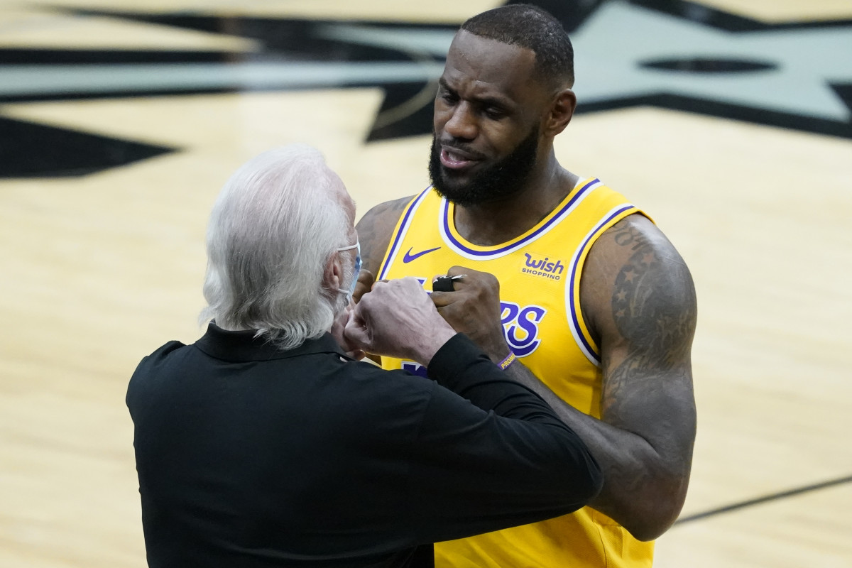 LeBron James Had No Words for NBA’s Heartfelt Gregg Popovich Video - Athlon Sports