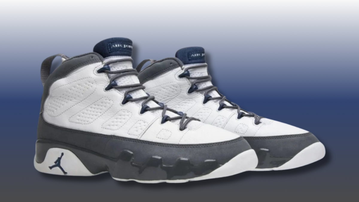 オープニング 大放出セール Grey' Flint / Blue 'French 9 Retro Jordan Air Back the for シューズ(男性用)