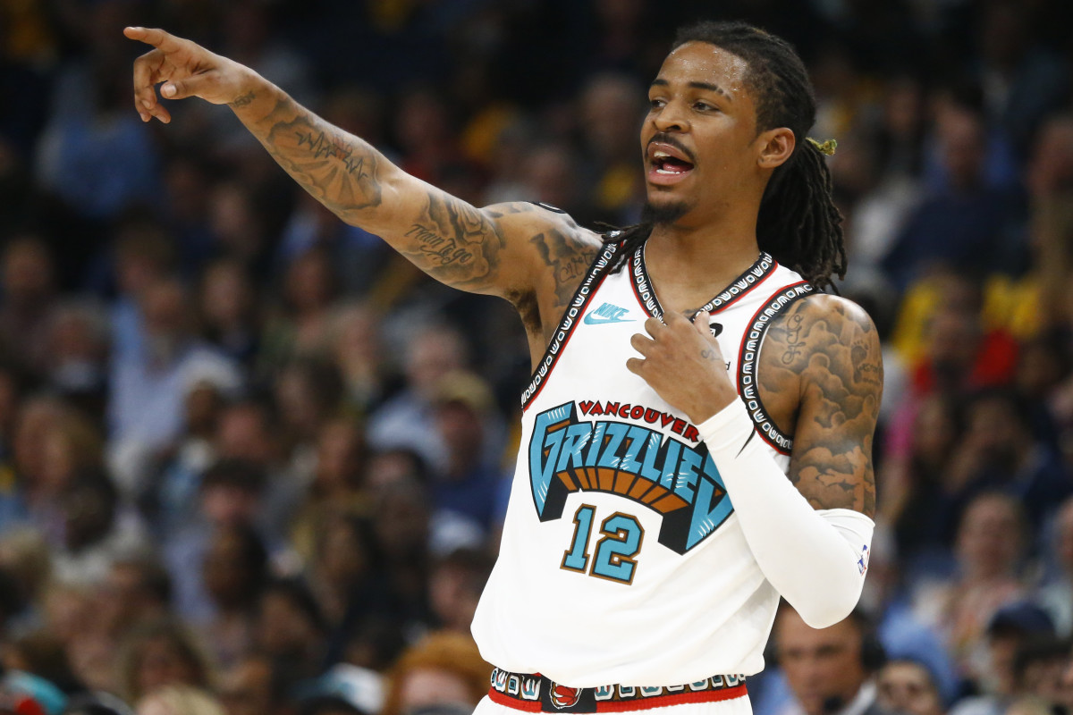 Memphis Grizzlies guard Ja Morant (12).