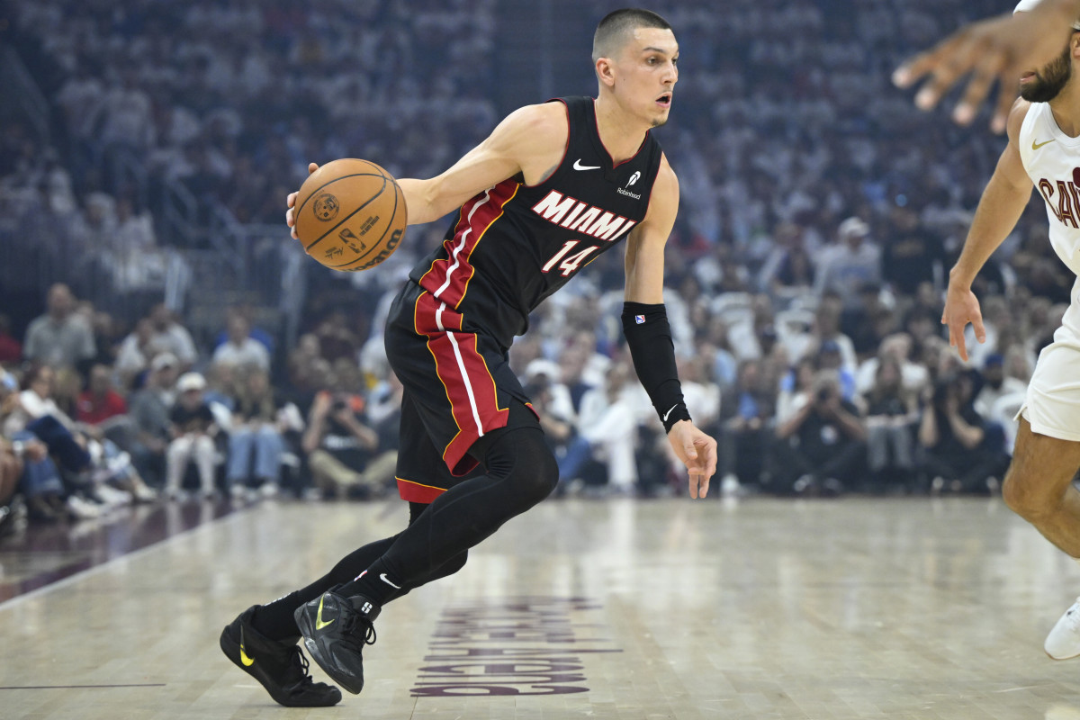 Heat All-Star Tyler Herro Goes Viral for Meltdown in 55-Point Playoff Loss to Cleveland Cavaliers - Athlon Sports