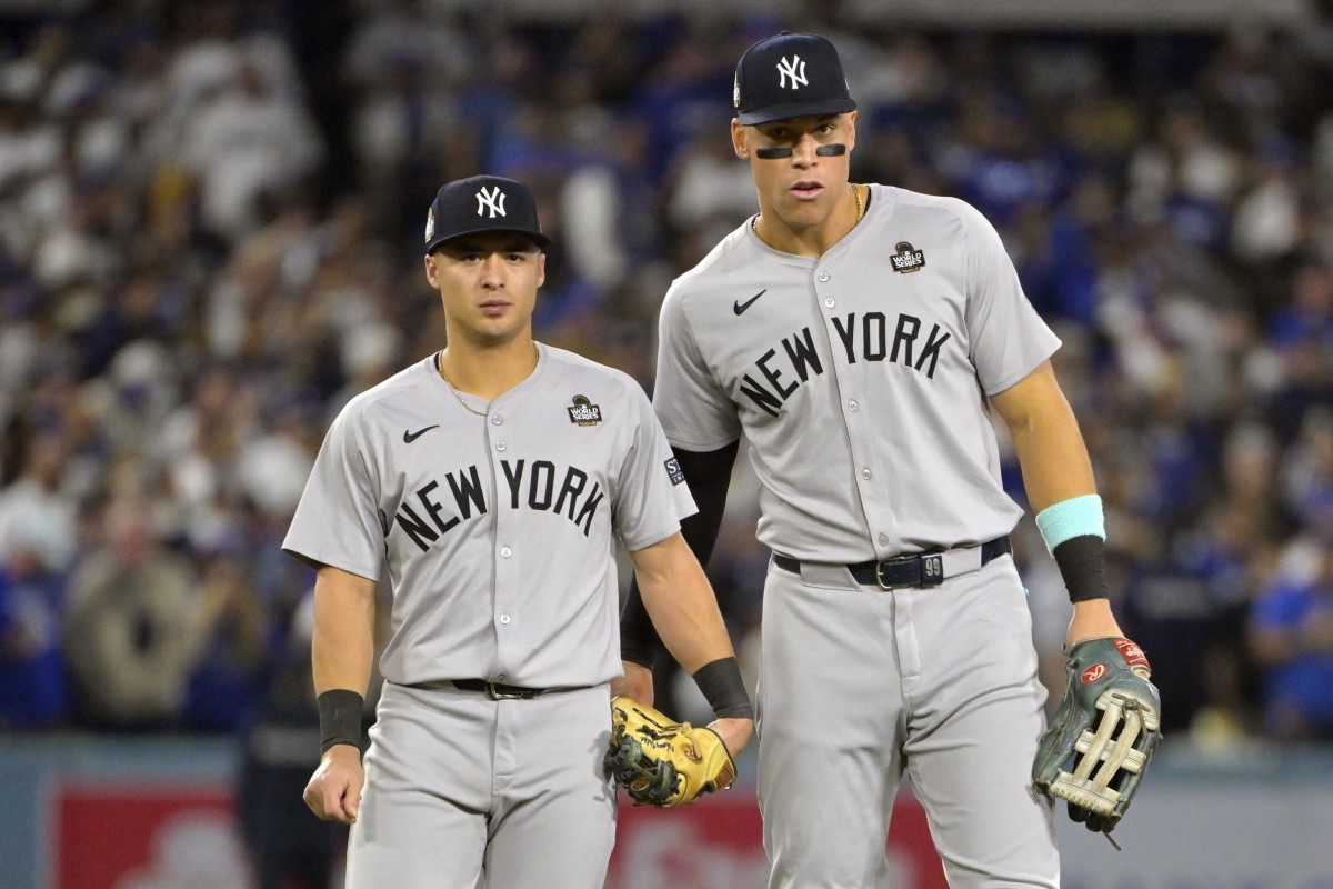 Aaron Judge Helped Volpe Make a Rookie Decision With Meaning - Athlon Sports