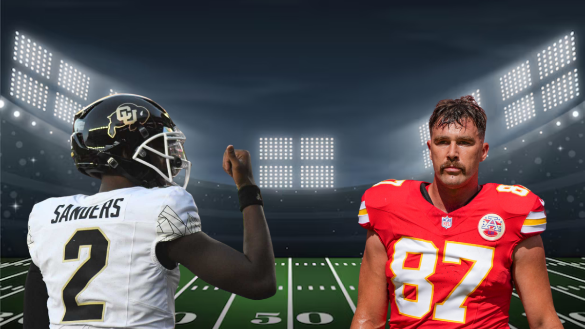 Shedeur Sanders Has Travis Kelce Asking 'What The (Bleep)?' - Athlon Sports