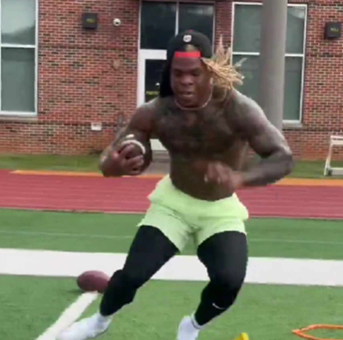 Quinshon Judkins Excites Fans With Post-Draft Browns Workout Video - Athlon Sports